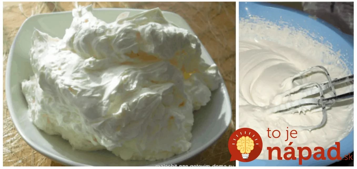 Už vám ani nenapadne, kupovať drahú šľahačkovú smotanu v obchode: Naučte sa fantastickú domácu šľahačku z mlieka!