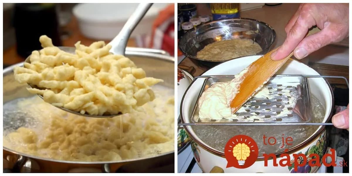 5-minútové halušky bez múky, zdravé a výborné: Na nerozoznanie od originálu a nepriberiete z nich!