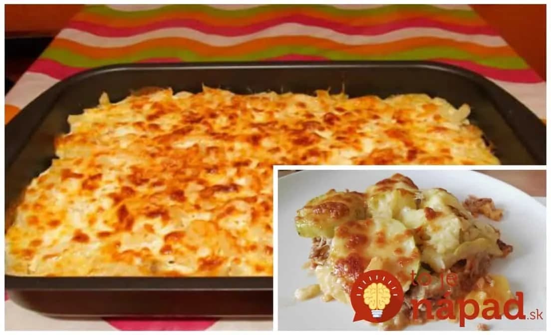 Pánske zemiaky, ku ktorým už nič netreba pridávať: Dokonale šťavnaté, zapečené s mletým mäsom a smotanou!