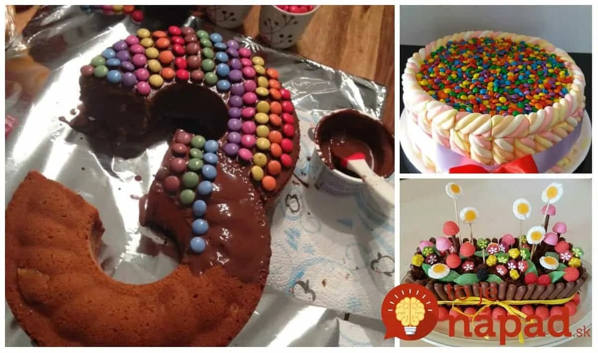 Zabudnite na presladený marcipán: Úžasné nápady, ako ozdobiť dezerty len pomocou lentiliek, cukríkov a tyčiniek!