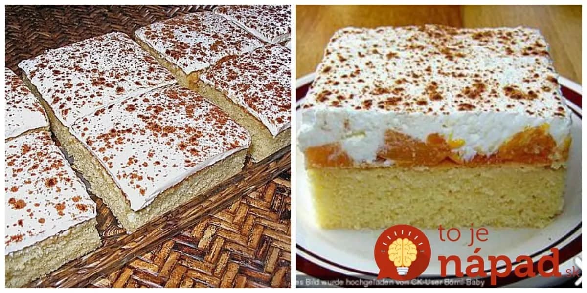 Moc šťavnaté cuketové rezy s kyslou smotanou a ovocím: Vláčnejší koláčik ste ešte nejedli!