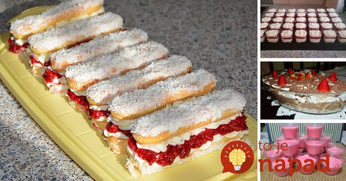 V letnom horku nepečte koláče ani torty, toto sa podáva o 5 minút: Studené dezerty pre návštevy, lepšie ako zmrzlina!