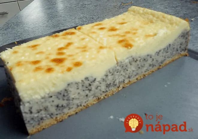 Šťavnatý makový koláč s kyslou smotanou a pudingom: Nikdy v živote som nejedla lepší dezert s makom!!