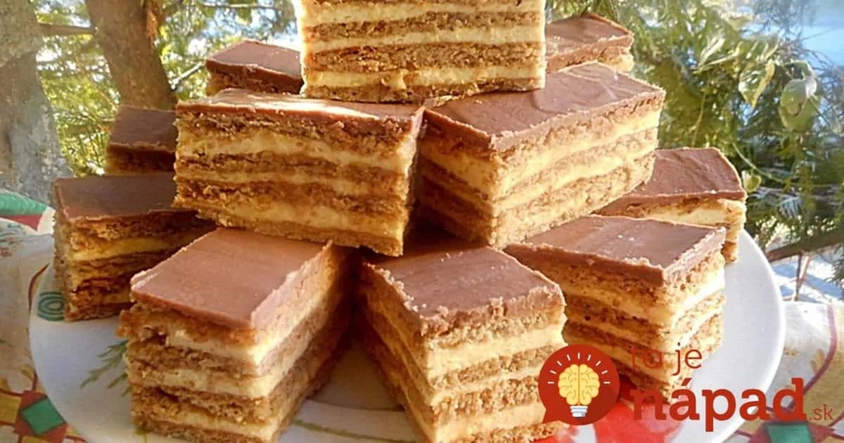 Zázračný zákusok len z 1 vajíčka: Medovo-orechové krémové rezy, s týmto budete hviezdiť na každej oslave!
