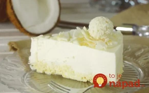 Nechajte rúru odpočinúť: Úžasná Rafaello torta úplne na studeno – luxusný dezert pripravíte za 15 minút!