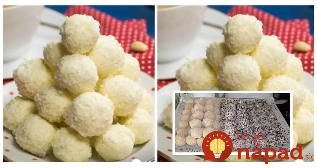 Raffaello guličky zo Salka: Keď čakáme návštevu, nepečiem tortu ani zákusky, každý pýta len toto!