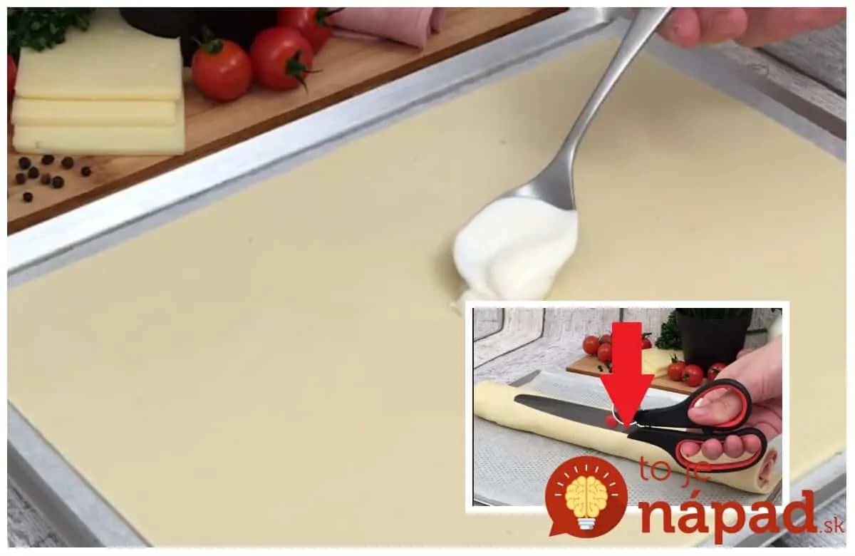 Vzala lístkové cesto, kyslú smotanu a nožnice: Zabudnite na obyčajnú rolku, návštevy teraz nebásnia o ničom inom!