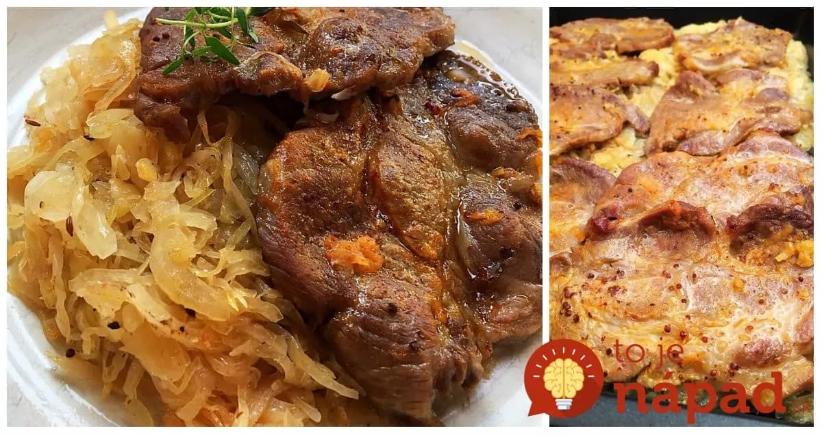 Výborná krkovička na kyslej kapuste a cesnaku – mäsko ako masielko: Ešte nikdy sa mi nepodarilo tak mäkučké a fantasticky chutné mäsko!