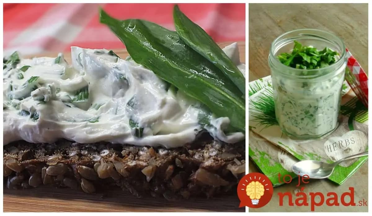 Vynikajúca pomazánka z medvedieho cesnaku: Taká fantastická, že aj staršie pečivo je s ňou hneď preč!