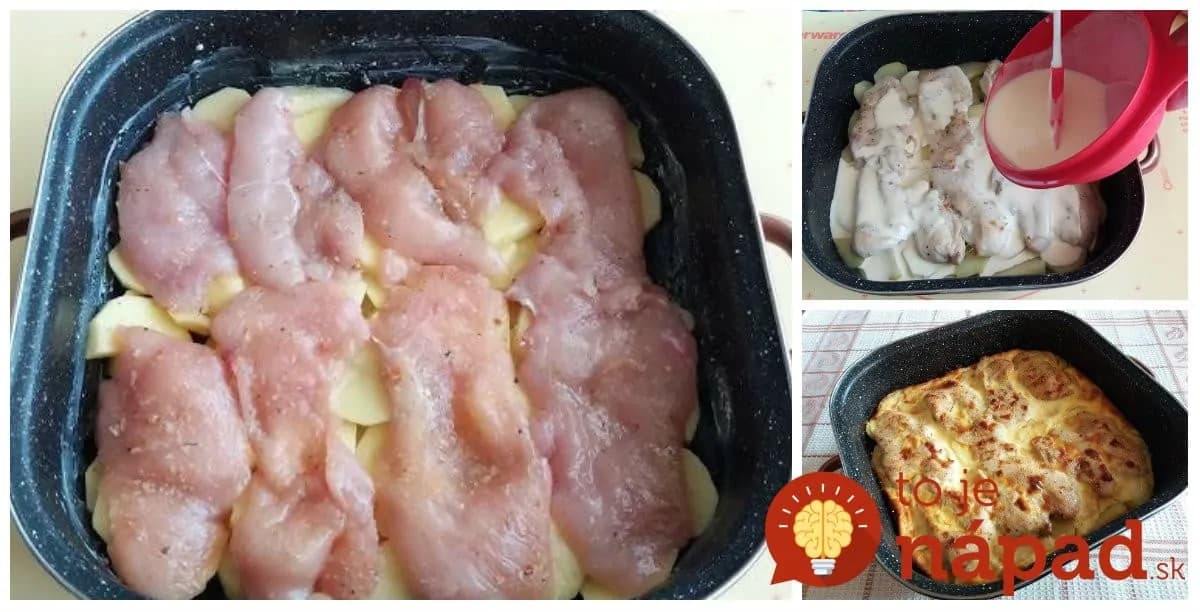 Pohodlné zapekané rezne s kyslou smotanou – výborné a pripravené za minútku: Luxusný obed a len 4 prísady!