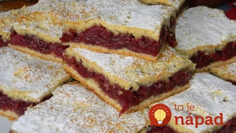 Maďarský čereňový koláč – jednoduchý a veľmi chutný: To cesto tromfne aj linecké, ide o výborný rodinný recept!