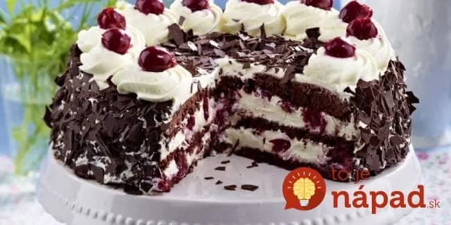 Torta Čierny les: Úžasná maškrta ku kávičke aj na oslavu s dokonalou chuťou – číslo 1 pre našu rodinu!