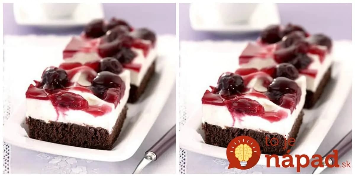 Neprekonateľné tvarohové rezy s višňami kocky: Úžasná maškrta ku káve, odkedy sme skúsili, robíme ho každý týždeň!