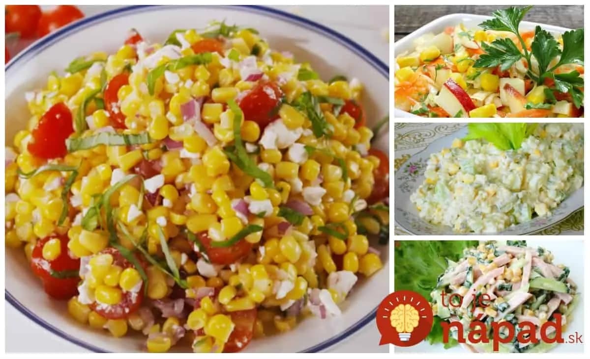 Žiadne zemiaky ani ryža – dajte si ako prílohu toto a kilá pôjdu dole:  Zbierka 11 top šalátov s kukuricou – sýte a o minútku na stole!