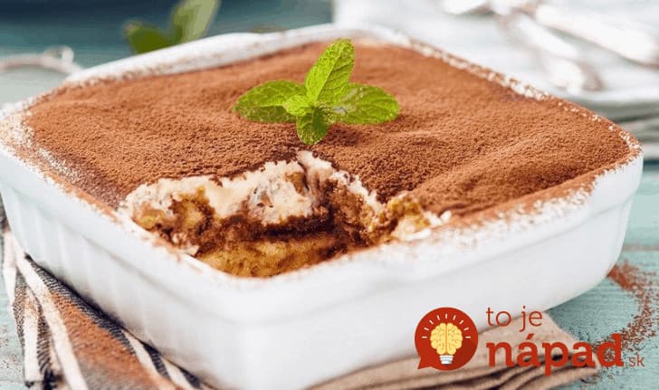 Keď je na stole toto, nemusí byť ani napečené: Najchutnejšie Tiramisu na domáci spôsob – bez vajec a drahého mascarpone!