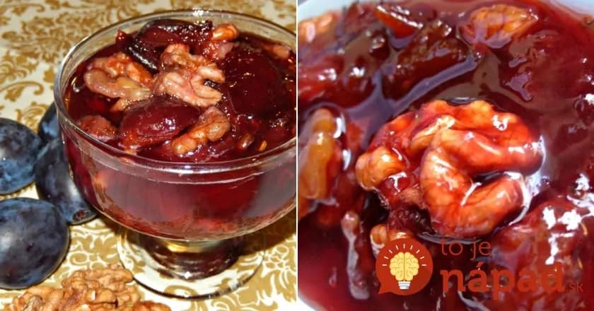 Minulý rok som robila len na skúšku, teraz robím zásobu na rok: TOP slivkový džem s orechmi a škoricou za po hodinu!