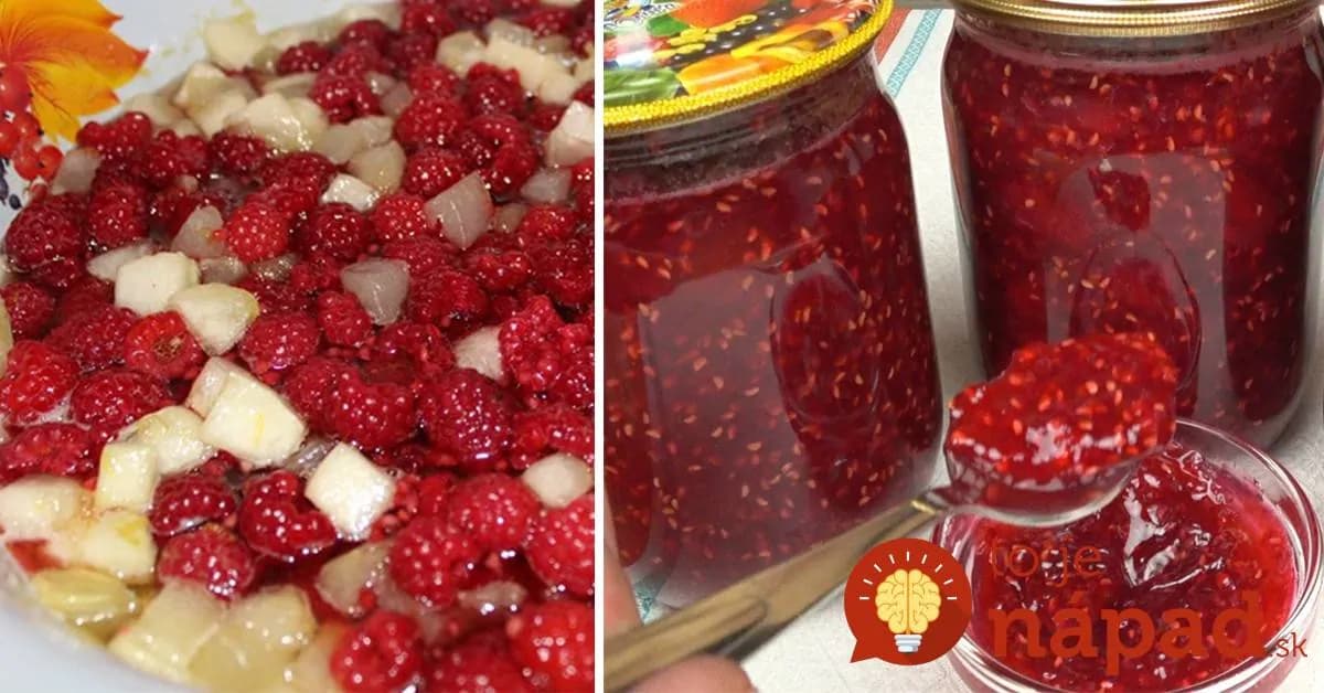 Uvarila som 1:4 maliny s banánmi a nepridala veľa cukru: Takýto džem sme ešte nemali, ráno nestíham natierať chleby!
