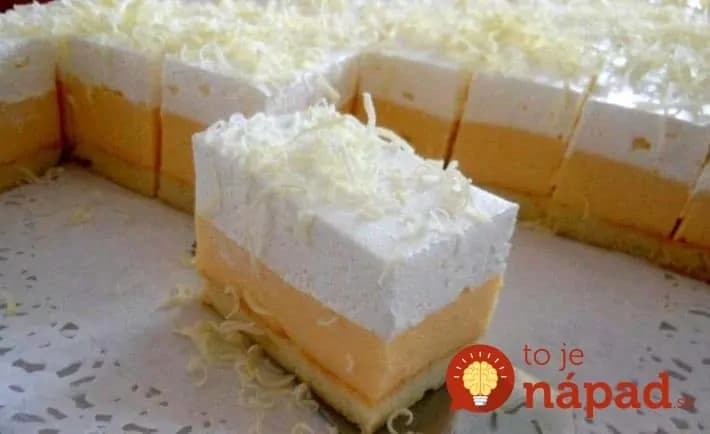 Ľadová kocka: Neuveriteľne ľahký, jemný a lahodný koláč – tromfne aj krémeš!