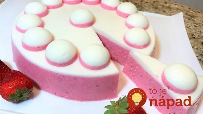 Neopísateľne chutná torta zo Salka a domácich jahôd: Za 20 minút prirpavená!