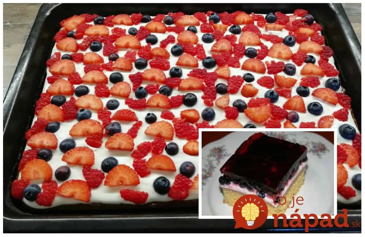 Najjemnejší ovocný tvarohový koláč: Neverila by som, že obyčajná piškóta môže byť tak chutná – fantázia!