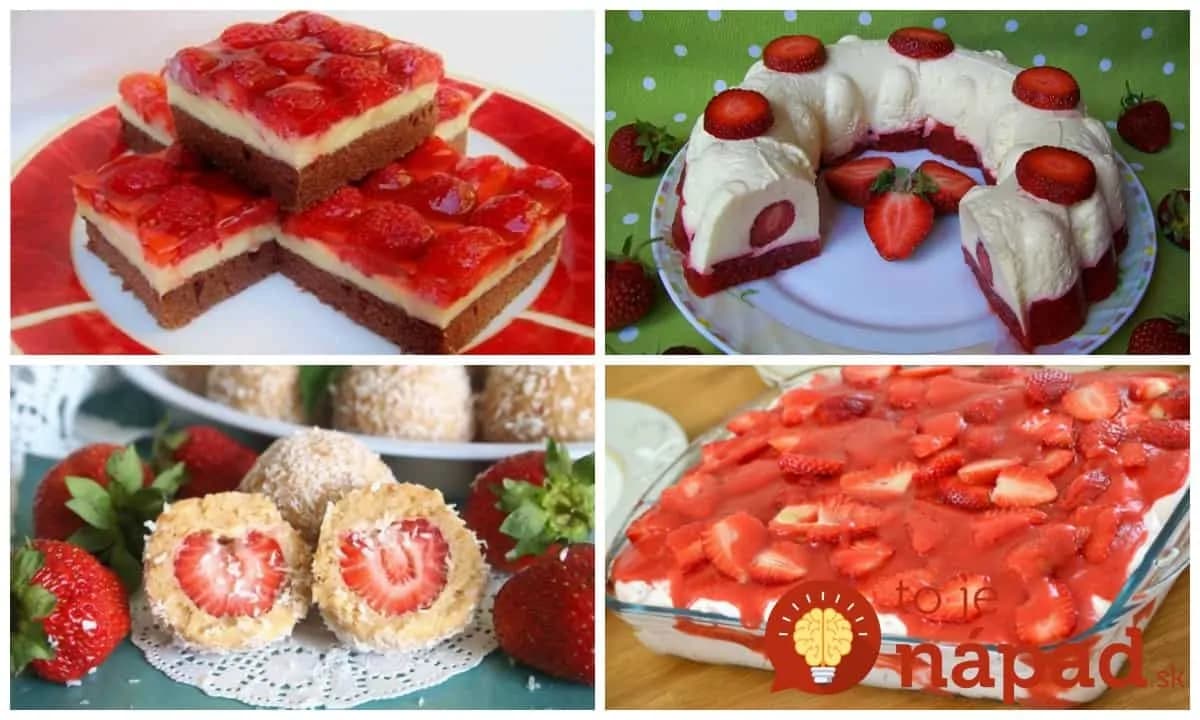 15 úžasných receptov na sladké dobroty s domácimi jahodami, ktoré viete rýchlo pripraviť: Skúste jeden už dnes!