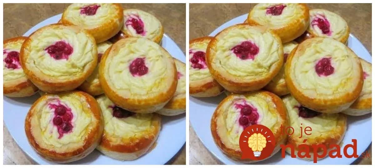 Babkine tvarohovo-ríbezľové koláče: Sú fantasticky jemné a ľahké, tromfnú aj moravské koláče!