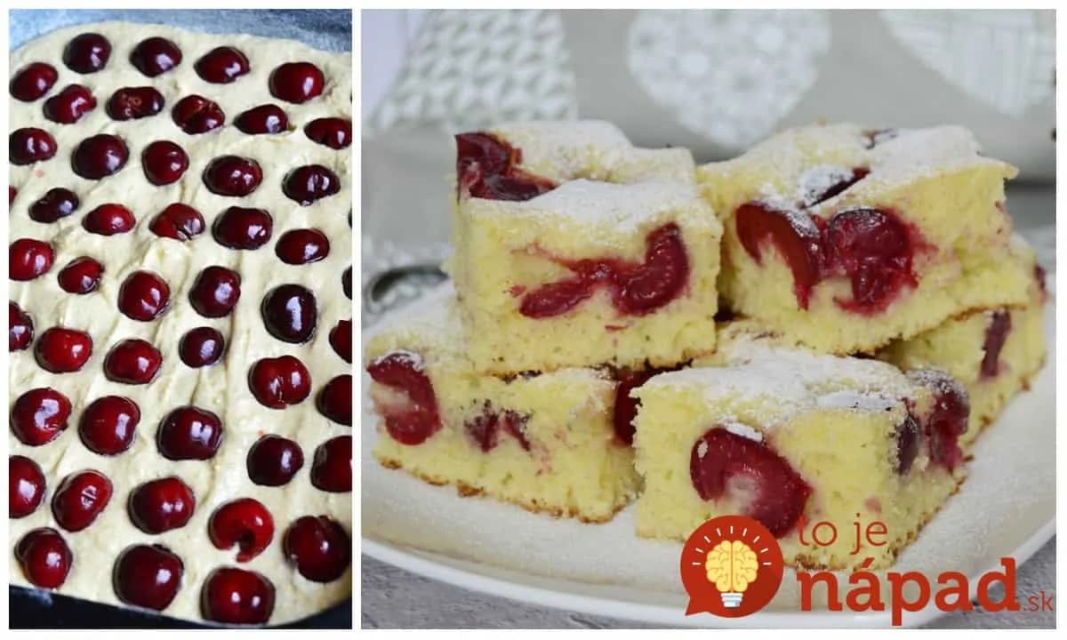 Maďarský tvarohový koláč s čerešňami: Skúsila som namiesto obyčajnej bublaniny a odvtedy u nás rozvoniava stále – fantastický!