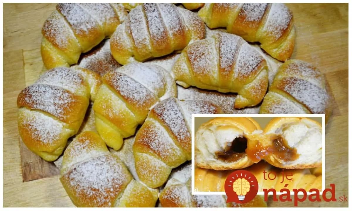 Kúzelné rožteky z kyslej smotany – s droždím a predsa nesyknú: Dlho vláčne, mäkučké a tromfnú aj kysnuté, hotové hneď!