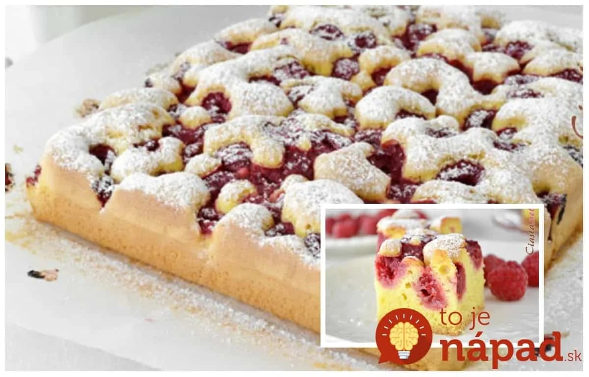 Malinová bublanina ako pavučinka: Rýchla a mimoriadne jemná piškóta, ktorej sa nedá odolať!