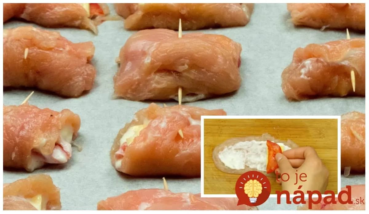 Len kuracie rezne, syr, majonéza a 2 rajčiny – to je všetko: 4 prísady, zrolovať a máte fantastický obed, ktorý prekvapí aj náročných!