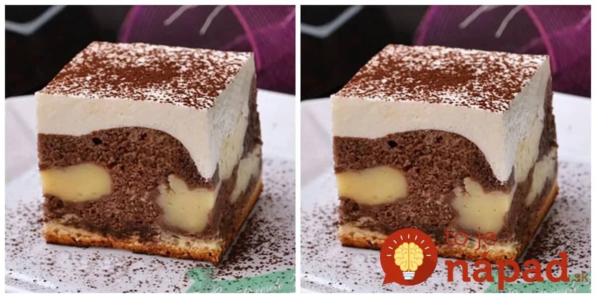 Prepadávaný koláč s pudingom a kyslou smotanou: Úžasná maškrta za 30 minút – toto tromfne aj  zložité zákusky!