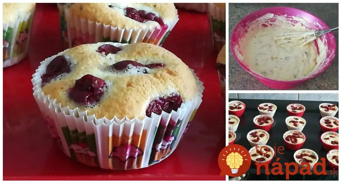 Najobľúbenejšie vanilkové muffiny s ovocím a čokoládou: Zabudnite na suché cesto, sú šťavnaté, krémové a chutia božsky!