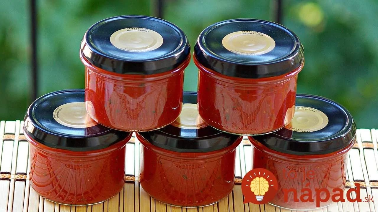 Univerzálna rajčinová omáčka do pohárov- netreba ani zavárať: Fantastická na pizzu, cestoviny aj na hrianky!