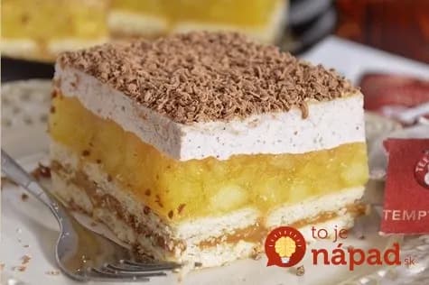 Prudko návykový Salko koláč s jablkami: Úžasný dezert ku káve, lepší nepečený koláčik nenájdete!