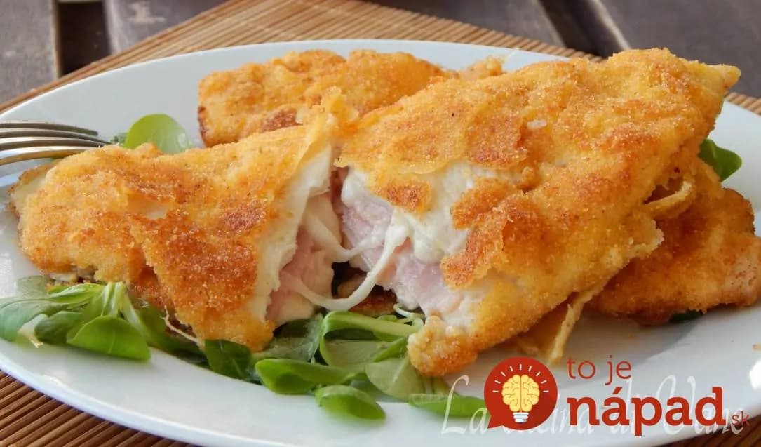 Pečené kuracie rezne so šunkou a syrom: Nikto neveril, že nie sú vyprážané – fantasticky chrumkavé a šťavnaté!