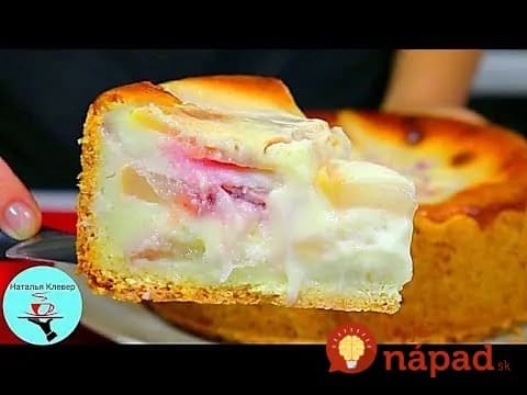 Plnený broskyňový koláč, ktorý zvládne každý! Jednoduchá príprava a chutí fantasticky.