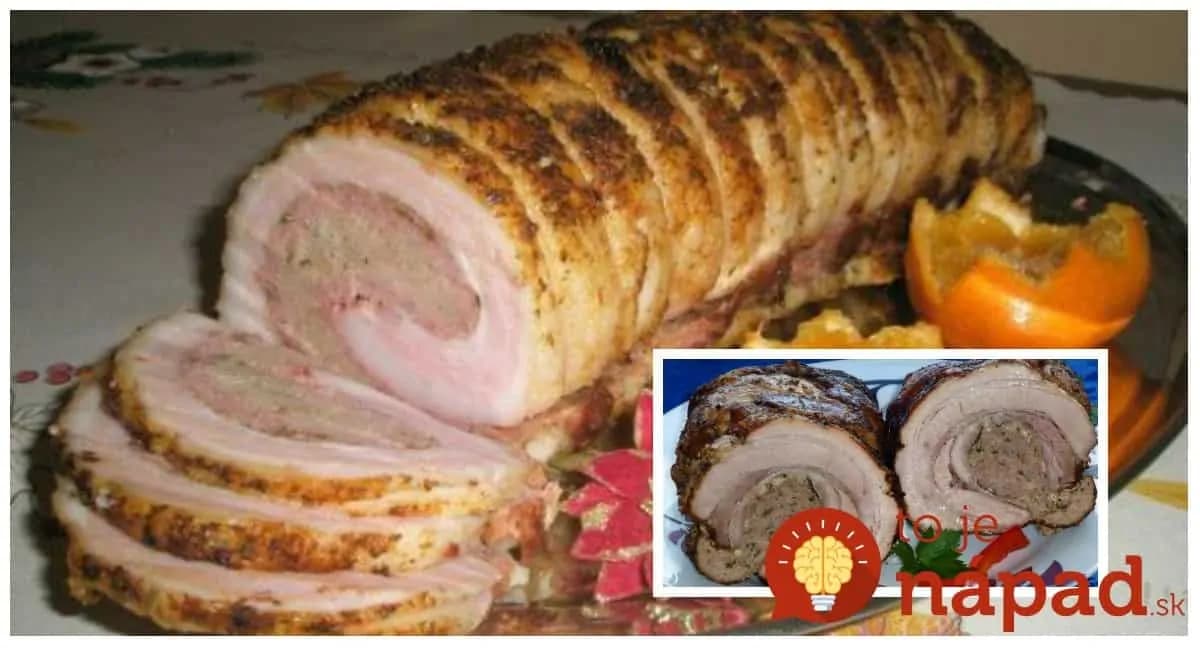 Neprekonateľná bravčová roláda s mletým mäsom podľa mojej mamy – rýchla, jednoduchá: Netreba k nej ani prílohu!
