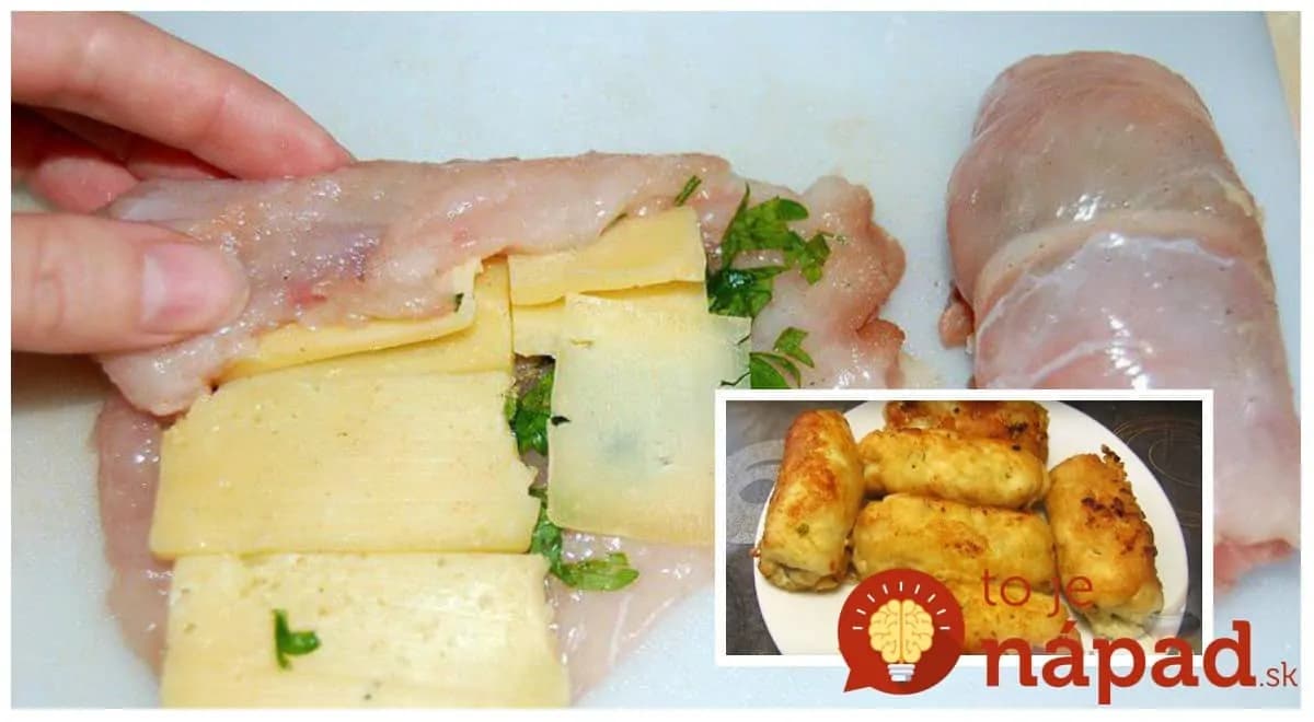 Recept na vynikajúce kuracie rolky s kyslou smotanou– luxusný obed za 30 minút: Mäsko šťavnaté a krehké ako od šéfkuchára!