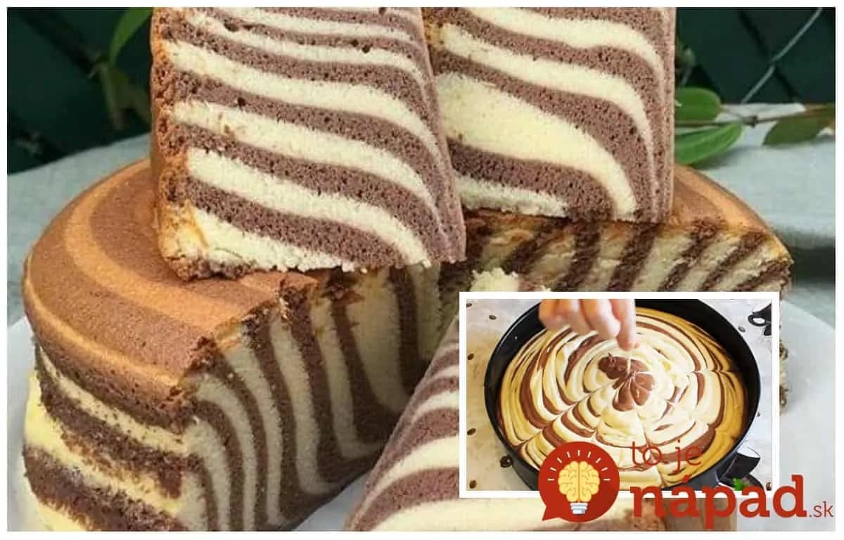 Super jemný hrnčekový koláč Zebra za 15 minút: Neverila by som, že obyčajná piškóta môže byť tak chutná – fantázia!