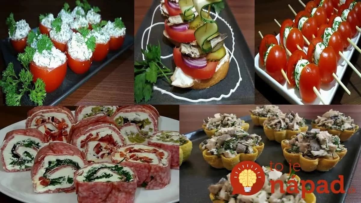 Špičkové slávnostné predjedlá: TOP 6 receptov, ktoré viete rýchlo pripraviť a vyzerajú úžasne!