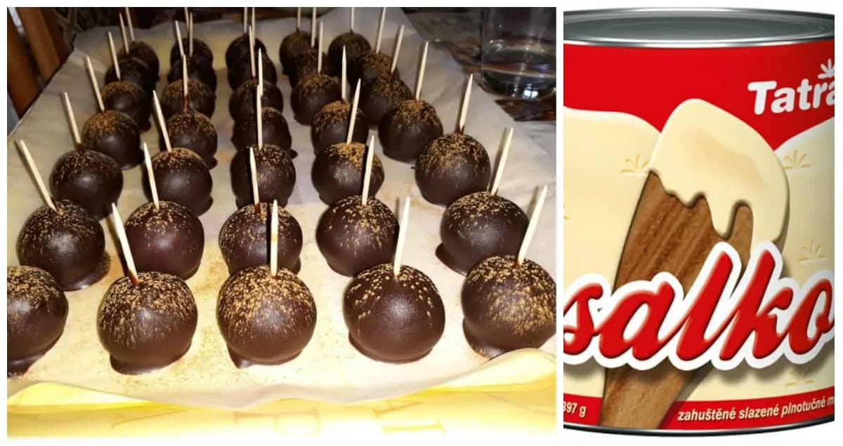 Nepečené guličky zo Salka, na ktoré vám treba len 2 prísady: Robím ich vždy zo štyroch dávok – keď sú na stole, iné dezerty netreba!