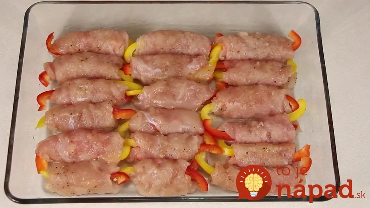 Kuracie rolky plnené paprikou: Chutný a rýchly obed, ktorý si pochvaľuje celá rodina!