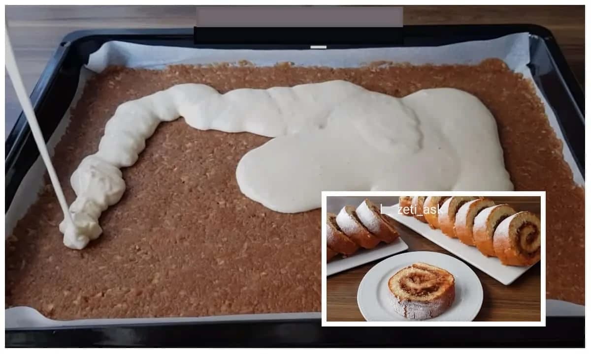 Ak máte doma pár jabĺk, toto určite skúste: Obrátená jablková roláda s orechmi a super jemným cestom!