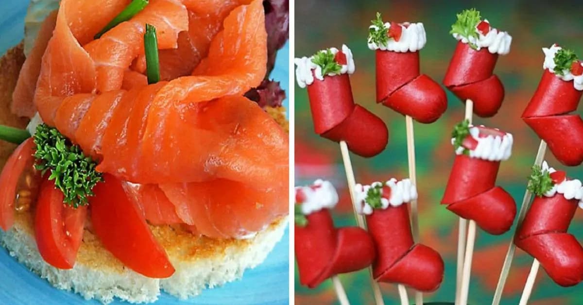 Dokonalé vianočné jednohubky: 38 najlepších nápadov na originálne slávnostné pohostenie!