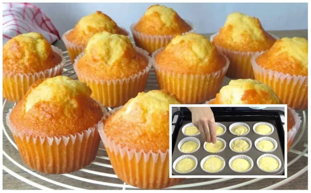 Zaručene najlepšie muffiny na svete: To cesto z kyslej smotany je také nadýchané a výborné, že nepotrebuje už nič pridávať!