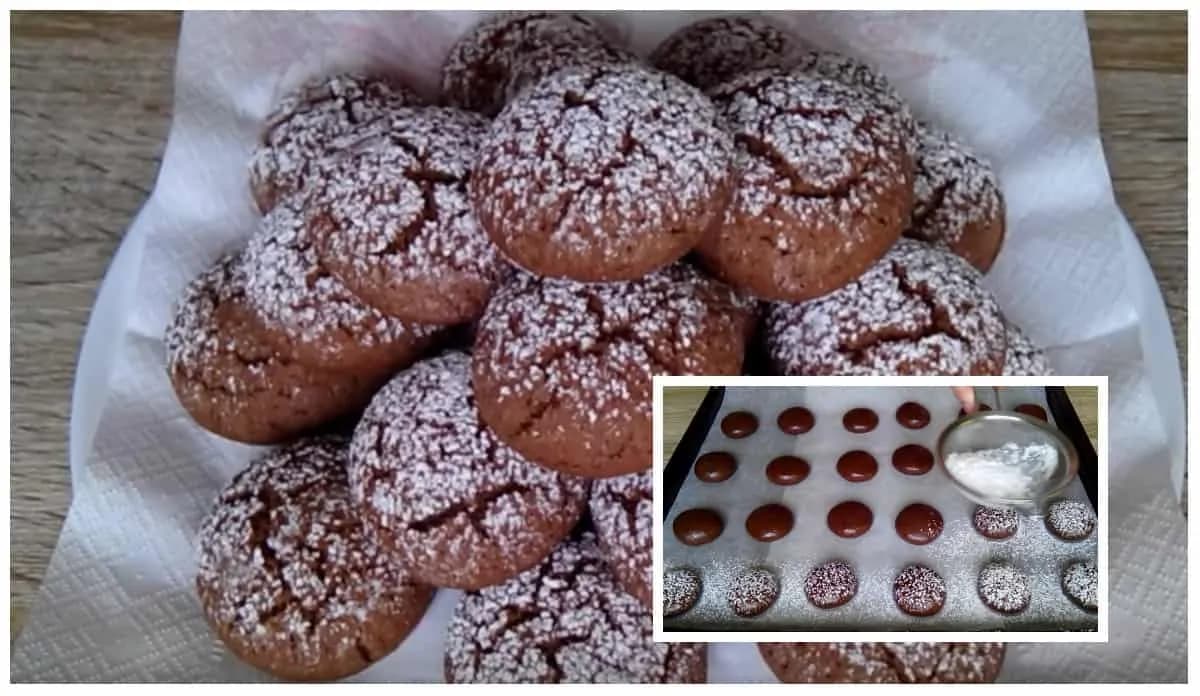 Super jemné kakaové sušienky za 15 minút: Z 1 vajíčka upečiete plný plech, doslova sa rozpadajú na jazyku!