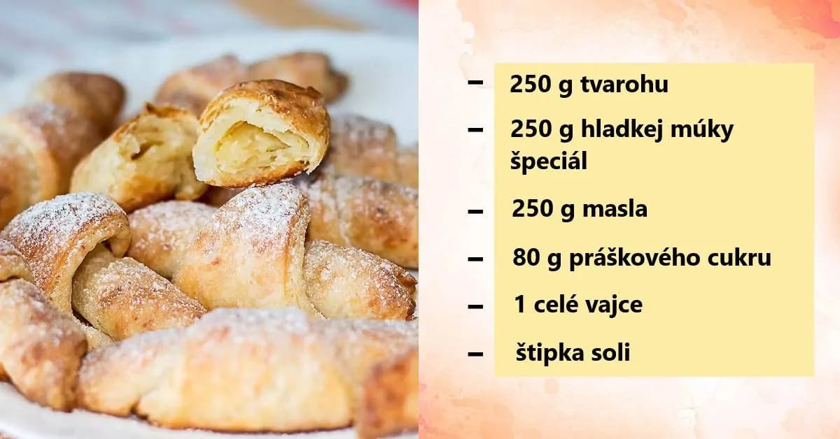 Prudko jedlé tvarohové rožteky: To tvarohové cesto nemá chybu!