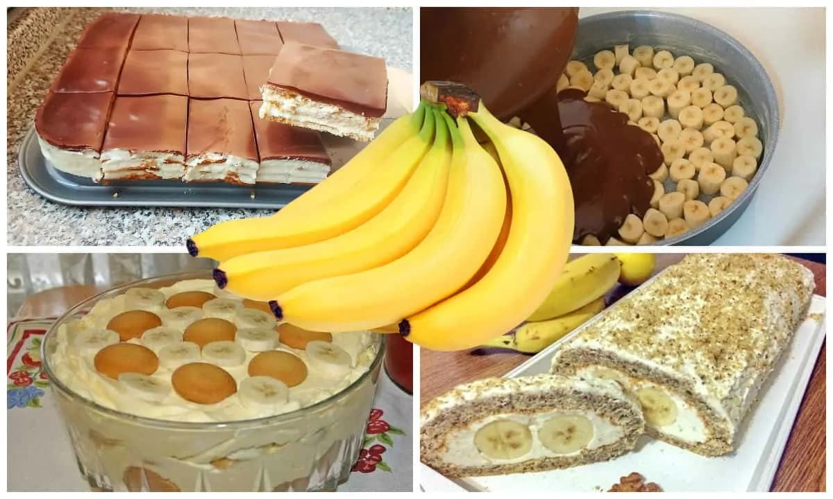 Zbierka 17 receptov na najlepšie banánové zákusky a dezerty: Fantastická chuť, rýchla prírpava a rozvoniava celá kuchyňa!