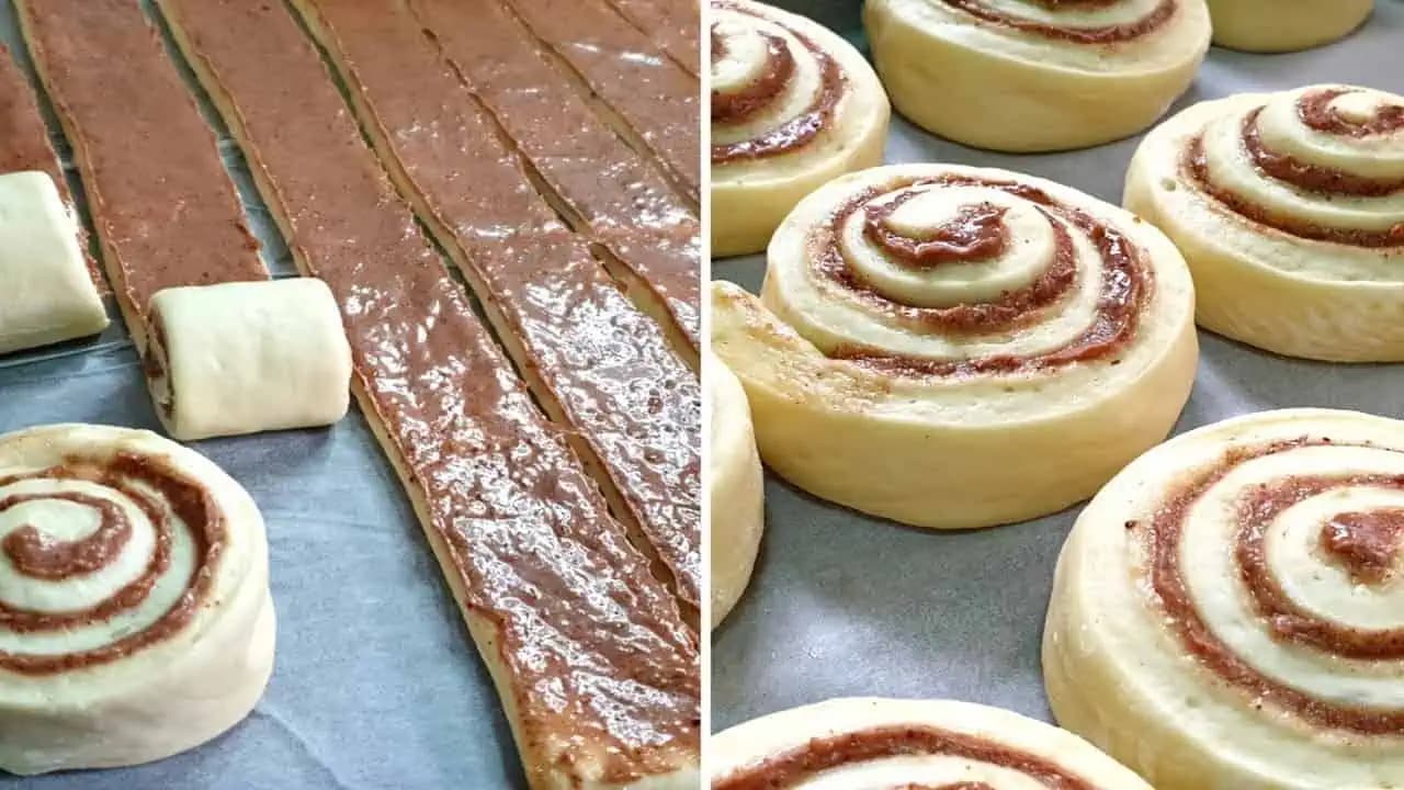 Rýchle a krehučké tvarohové slimáky BEZ droždia a vajec: Len zamiešať, potrieť Nutellou a máte pochúťku ku káve na celý týždeň!
