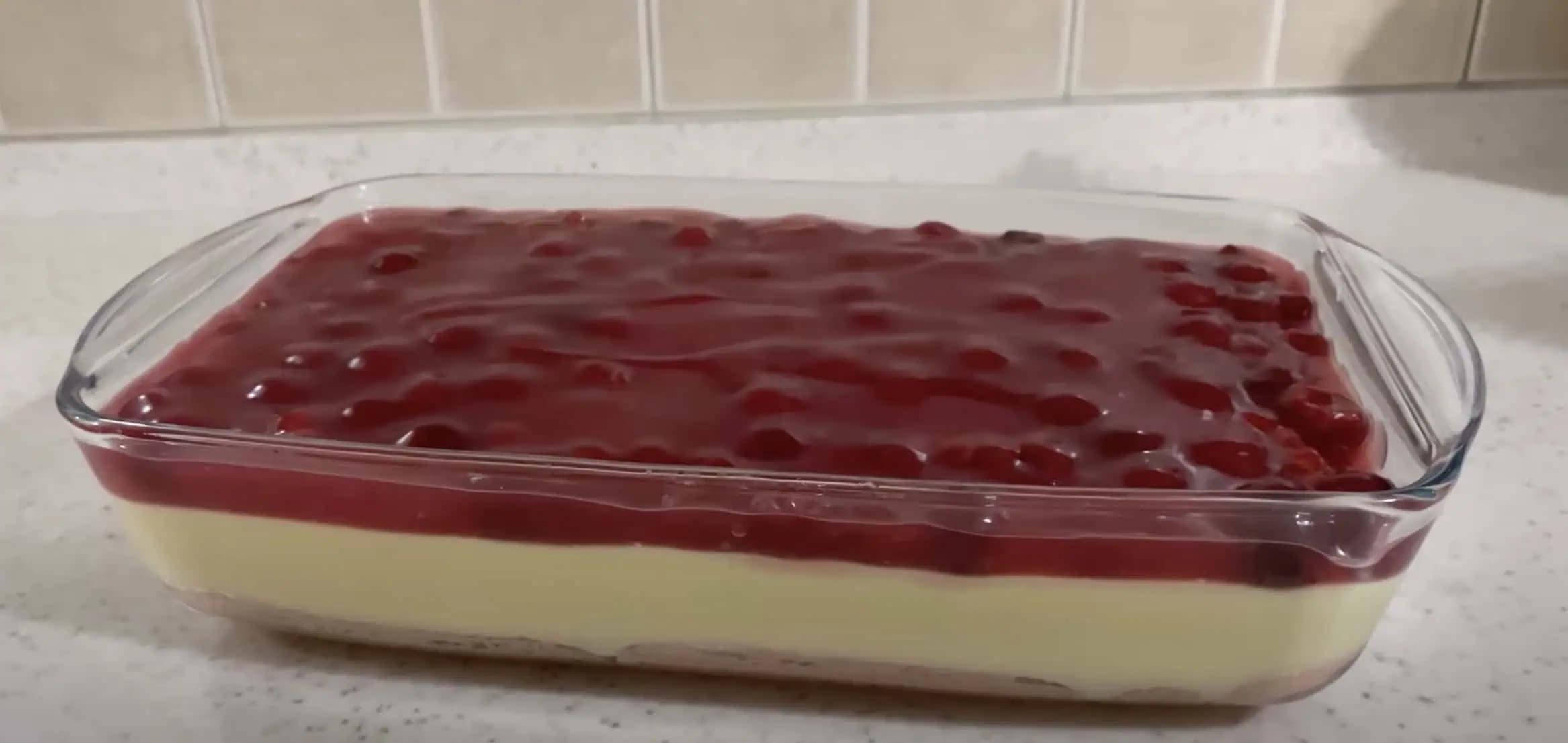 Osviežujúci koláč bez pečenia